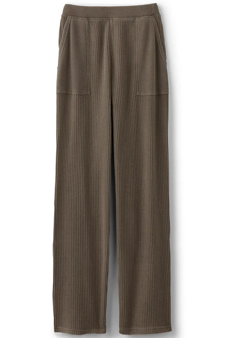 Clearance Soft Surroundings Vala Waffle Pull-On Pants DustyOlive