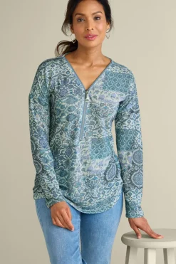 Discount Soft Surroundings Valentina Zip Sweater