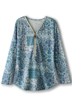 Discount Soft Surroundings Valentina Zip Sweater