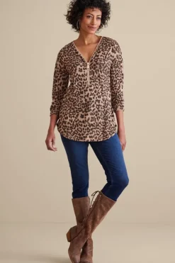 Discount Soft Surroundings Valentina Zip Sweater