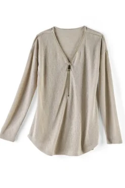 Discount Soft Surroundings Valentina Zip Sweater