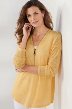 Discount Soft Surroundings Valentina Zip Sweater