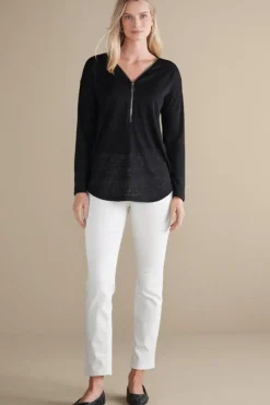 Discount Soft Surroundings Valentina Zip Sweater