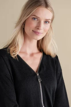 Discount Soft Surroundings Valentina Zip Sweater