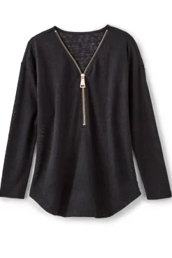 Discount Soft Surroundings Valentina Zip Sweater