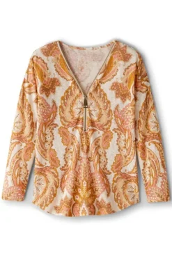 Discount Soft Surroundings Valentina Zip Sweater
