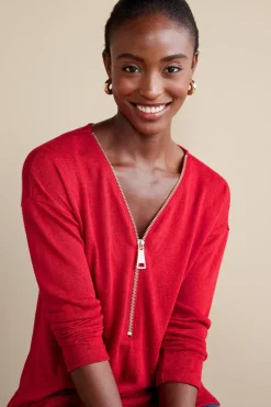 Discount Soft Surroundings Valentina Zip Sweater