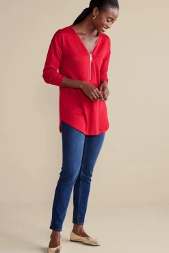 Discount Soft Surroundings Valentina Zip Sweater