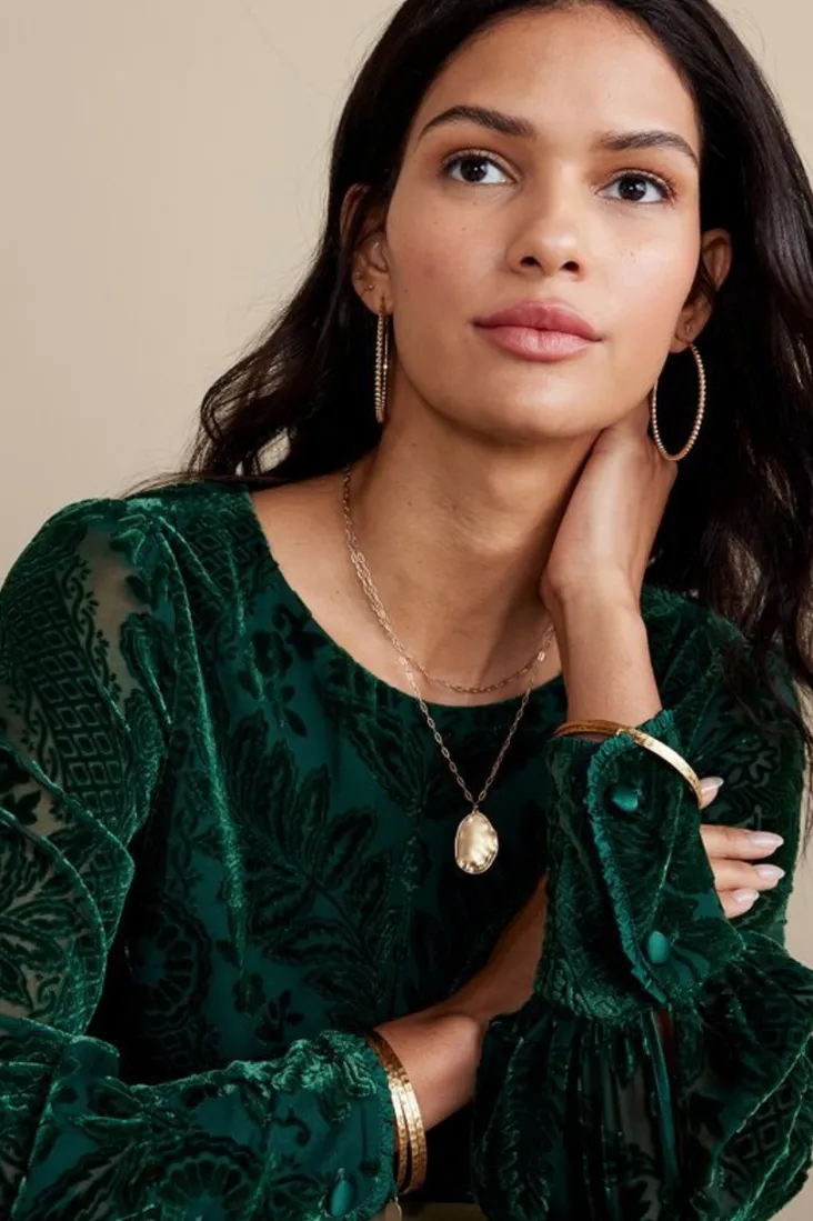 Sale Soft Surroundings Vanetta Velvet Top