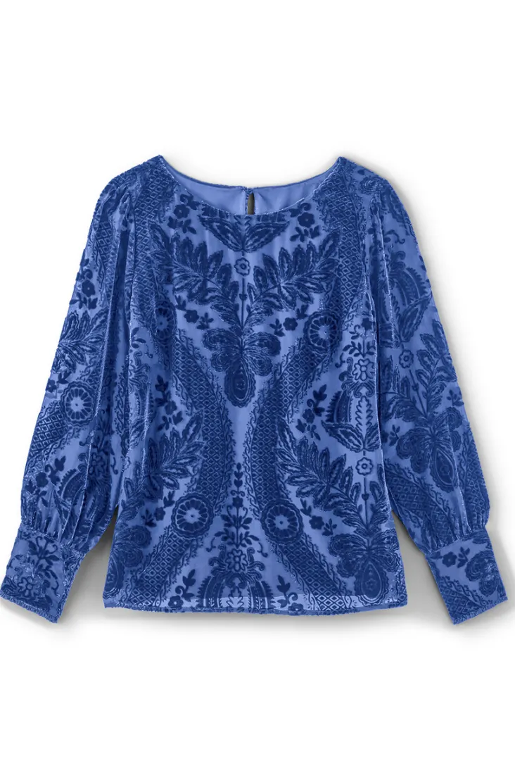Sale Soft Surroundings Vanetta Velvet Top