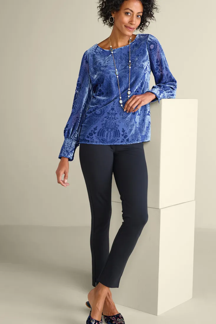 Sale Soft Surroundings Vanetta Velvet Top