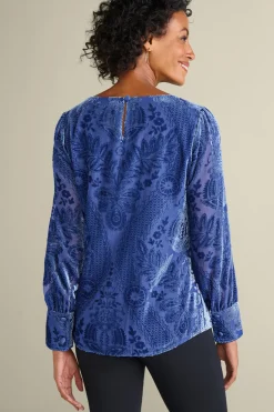 Sale Soft Surroundings Vanetta Velvet Top