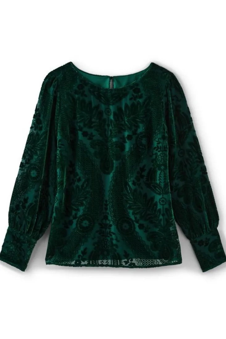Sale Soft Surroundings Vanetta Velvet Top