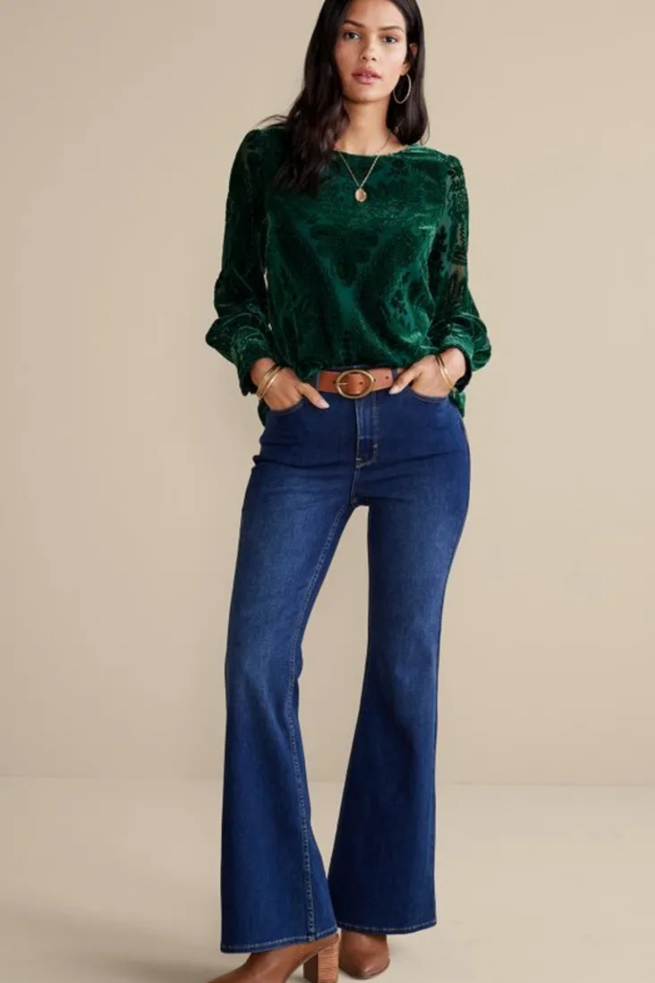 Sale Soft Surroundings Vanetta Velvet Top