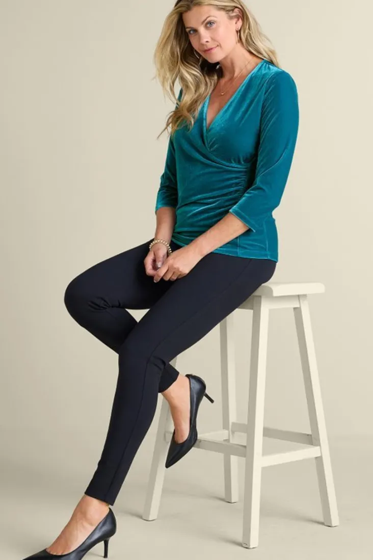 Clearance Soft Surroundings Velvet Alyssa Knit Top