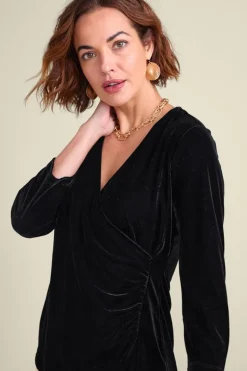Clearance Soft Surroundings Velvet Alyssa Knit Top