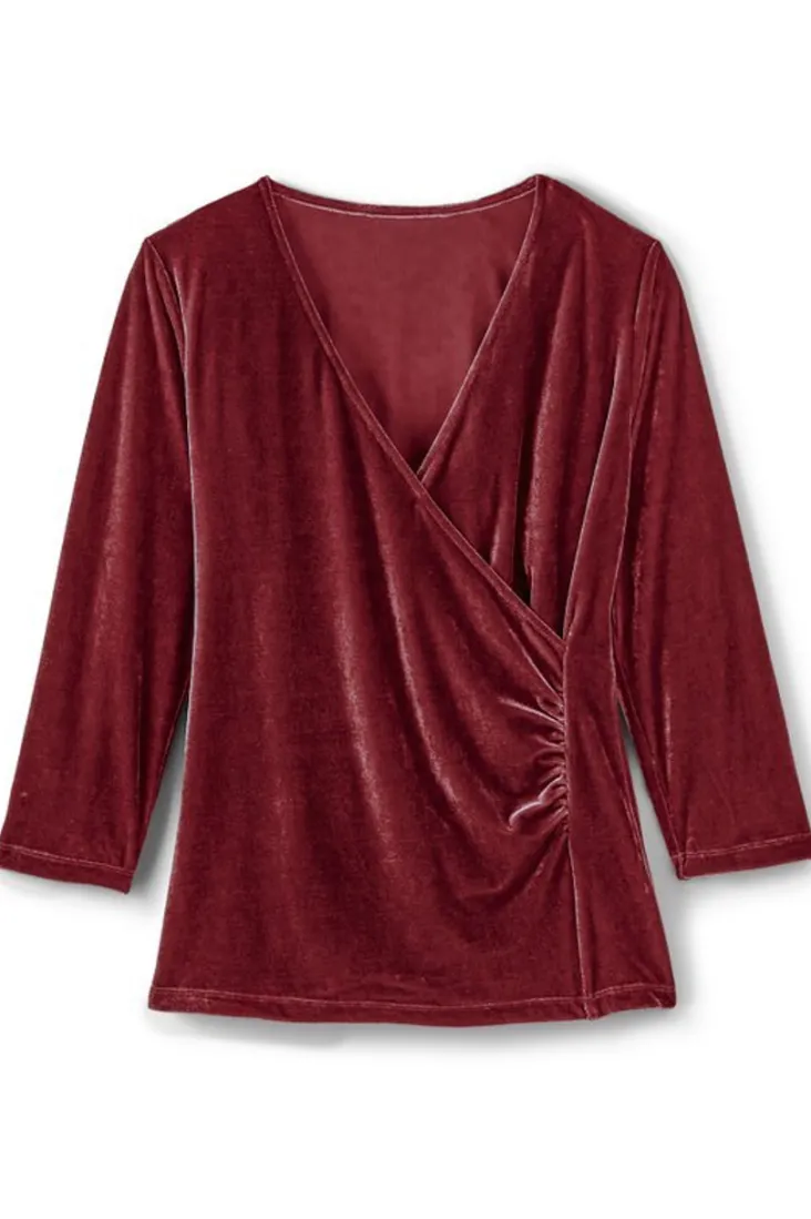 Clearance Soft Surroundings Velvet Alyssa Knit Top