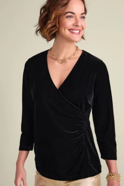 Clearance Soft Surroundings Velvet Alyssa Knit Top