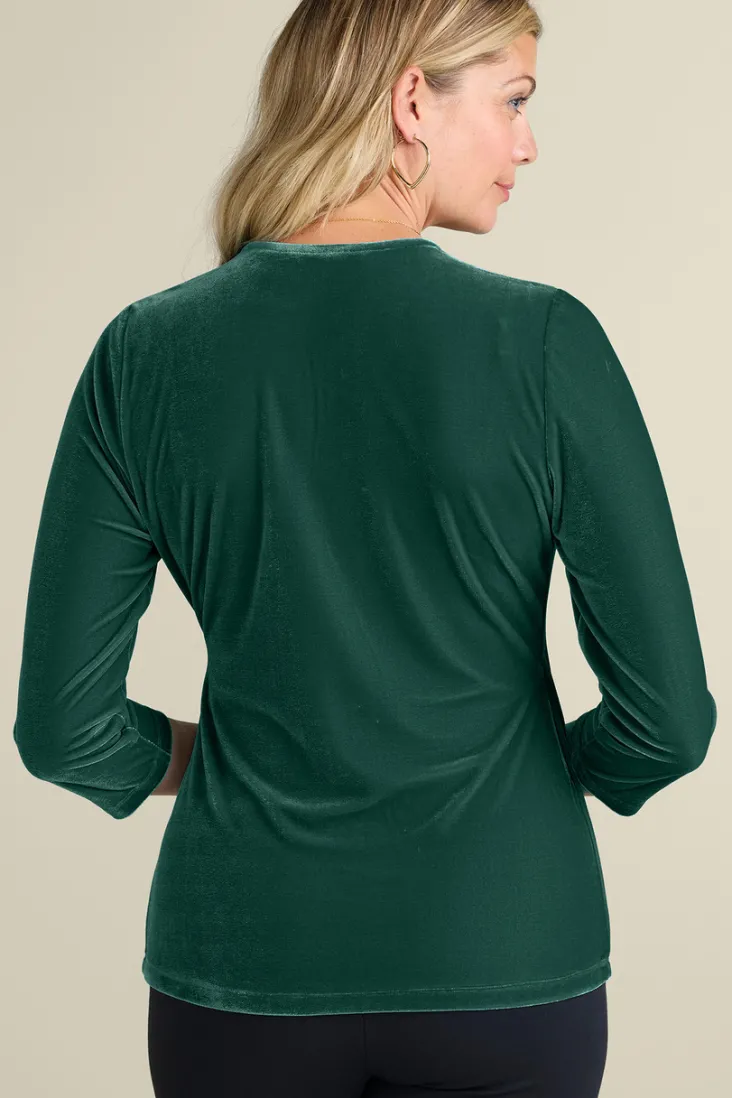 Clearance Soft Surroundings Velvet Alyssa Knit Top