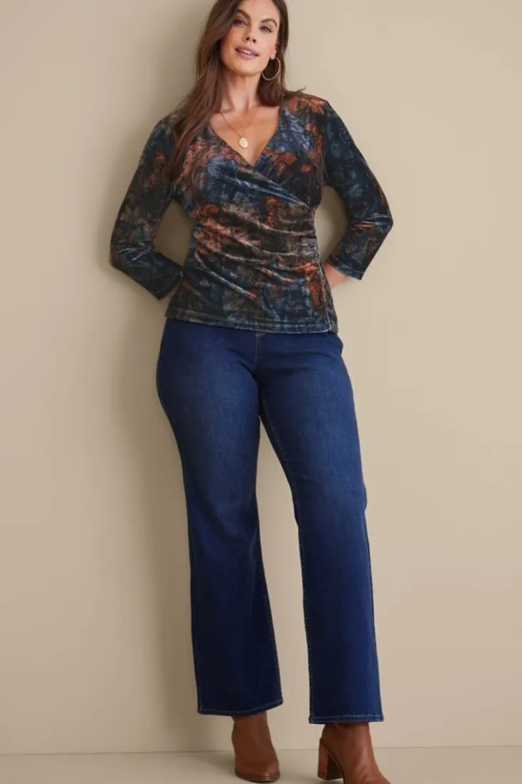 Clearance Soft Surroundings Velvet Alyssa Knit Top