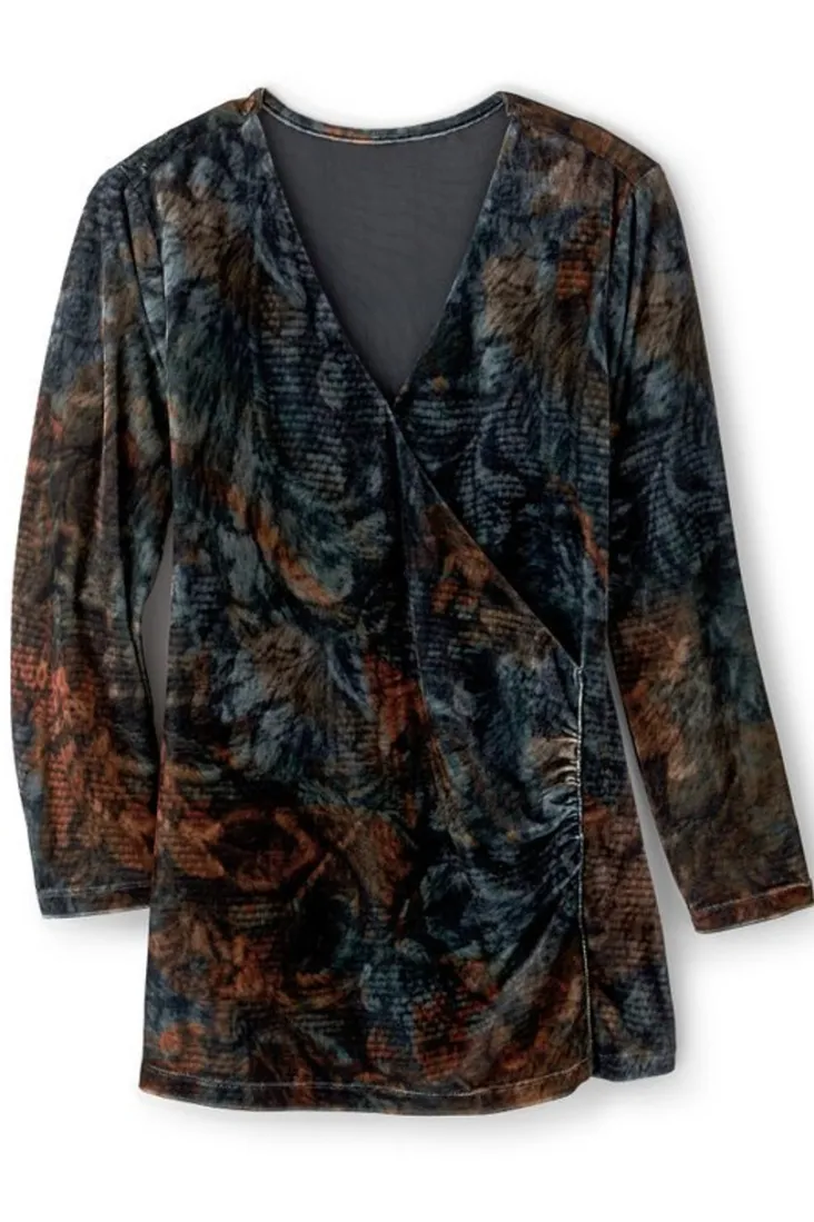 Clearance Soft Surroundings Velvet Alyssa Knit Top