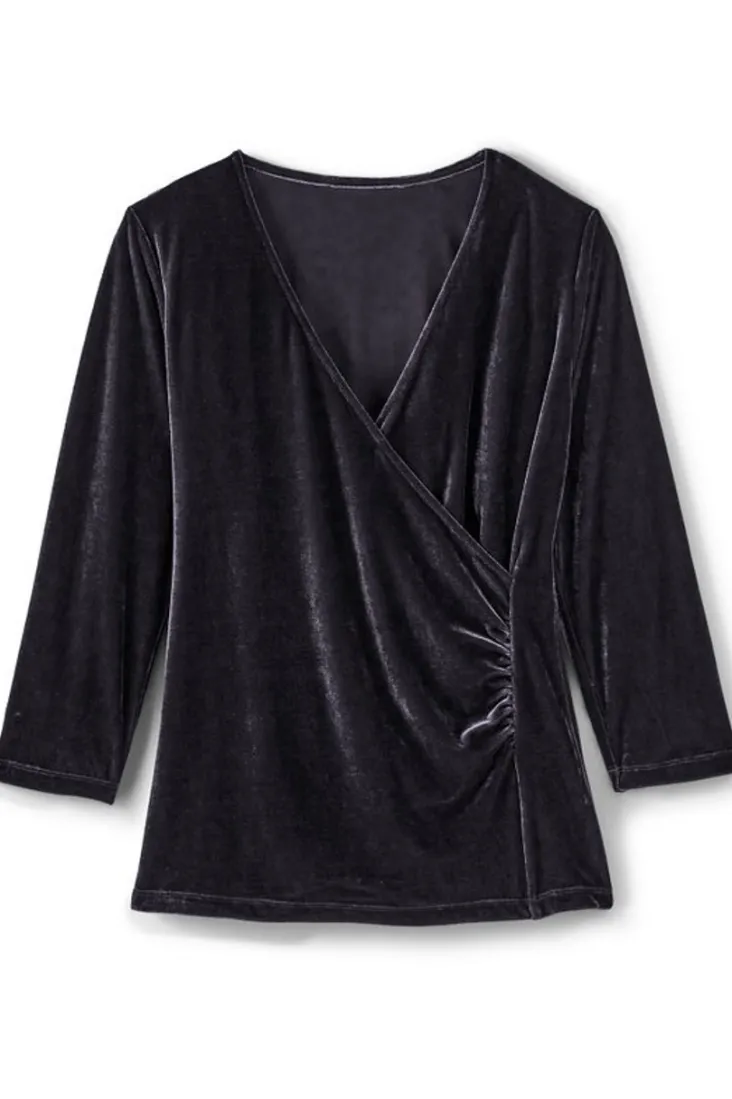 Clearance Soft Surroundings Velvet Alyssa Knit Top