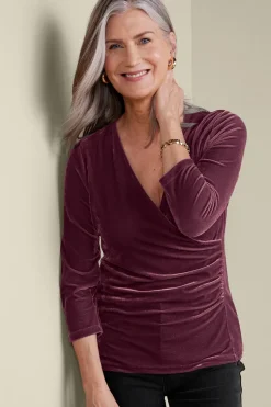 Clearance Soft Surroundings Velvet Alyssa Knit Top