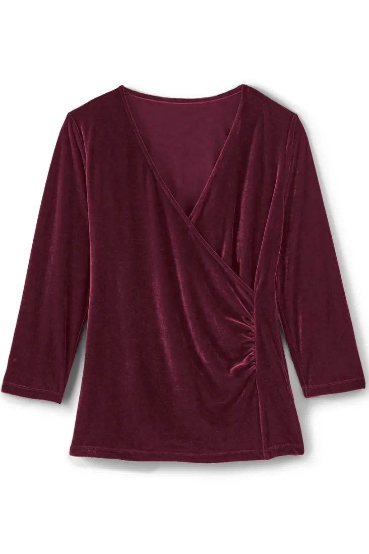 Clearance Soft Surroundings Velvet Alyssa Knit Top