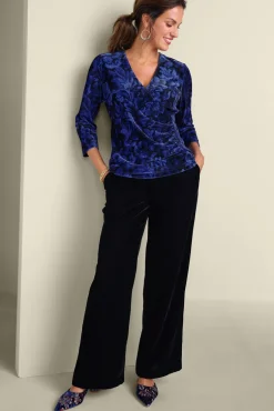 Clearance Soft Surroundings Velvet Alyssa Knit Top