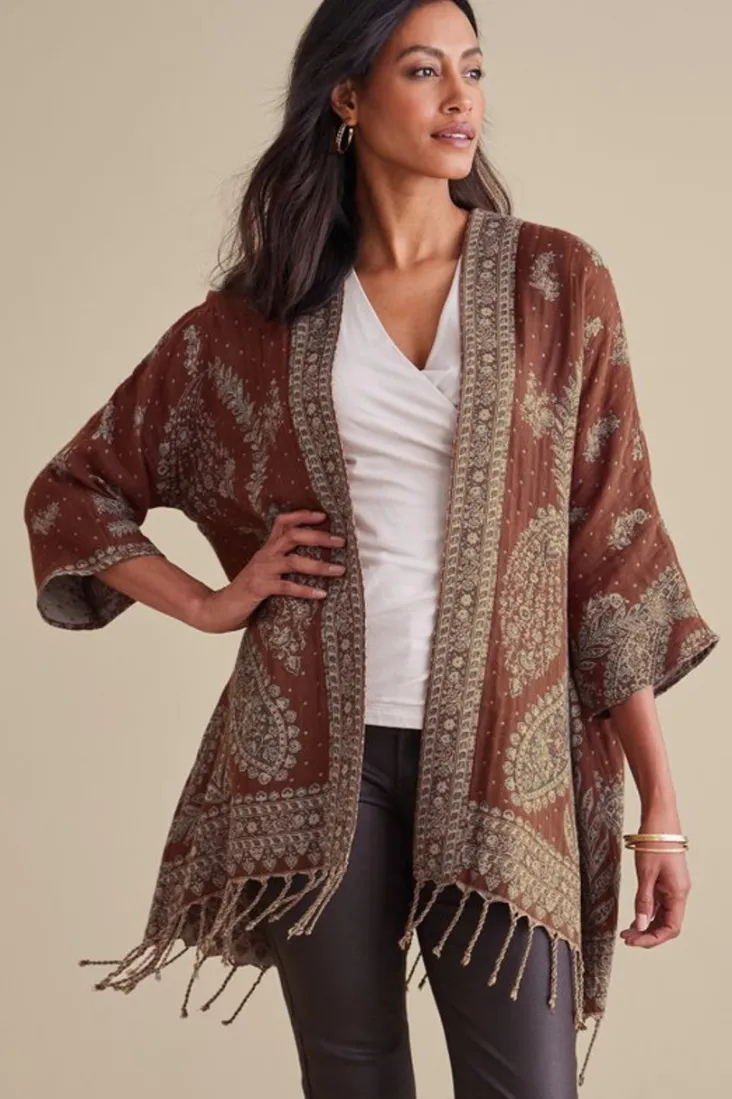 Hot Soft Surroundings Versailles Jacquard Topper TapestryMulti