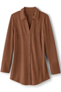 Discount Soft Surroundings Vida Faux Suede Tunic
