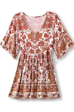 Best Soft Surroundings Vina Short Sleeve Tunic SanFranScarfCream