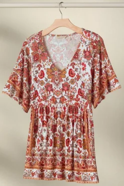 Best Soft Surroundings Vina Short Sleeve Tunic SanFranScarfCream