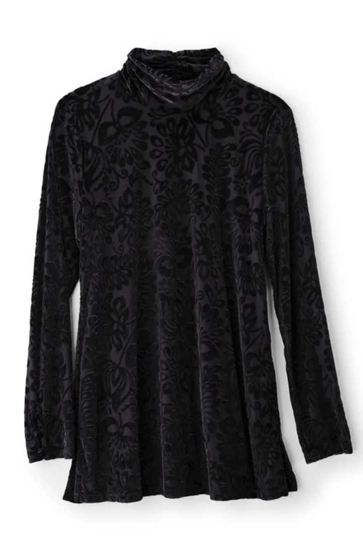 New Soft Surroundings Walden Velvet Turtleneck