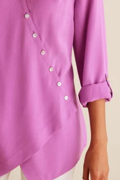 Sale Soft Surroundings Washed Tencel™ Tunic LightWashDenim
