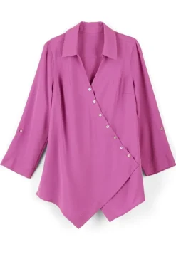 Sale Soft Surroundings Washed Tencel™ Tunic LightWashDenim