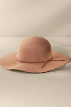 Clearance Soft Surroundings Westie Wool Floppy Hat Camel