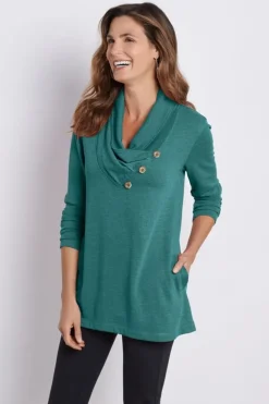 Soft Surroundings Westminster Tunic Sweatshirt