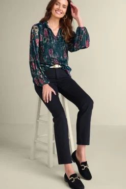 Clearance Soft Surroundings Yvonne Shimmer Top EvalynnGarden