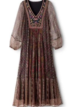 Discount Soft Surroundings Zellige Maxi Dress TuscanMedallion