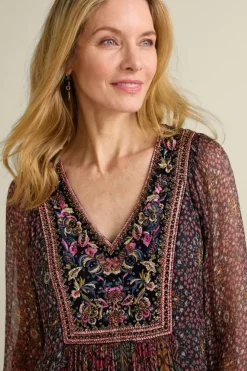 Discount Soft Surroundings Zellige Maxi Dress TuscanMedallion