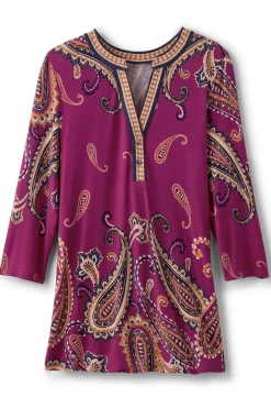 Soft Surroundings Zennia Printed Tunic OsteriaScarf