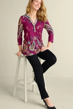 Soft Surroundings Zennia Printed Tunic OsteriaScarf