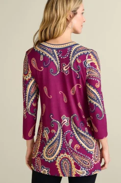 Soft Surroundings Zennia Printed Tunic OsteriaScarf
