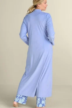Best Soft Surroundings Zinfandel Zip Up Robe PorcelainBlue